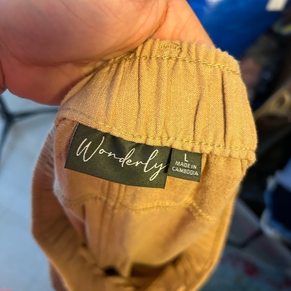 WONDERLY DRAPEY TWILL CARGO PANTS - Picture 3 of 4
